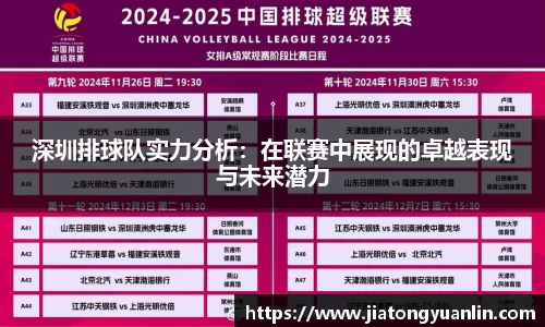 深圳排球队实力分析：在联赛中展现的卓越表现与未来潜力